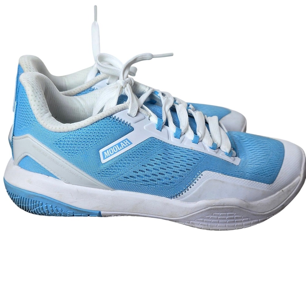 Moolah Neovolt Low Basketball Shoes Womens 9‎ Blue White Court Sneakers